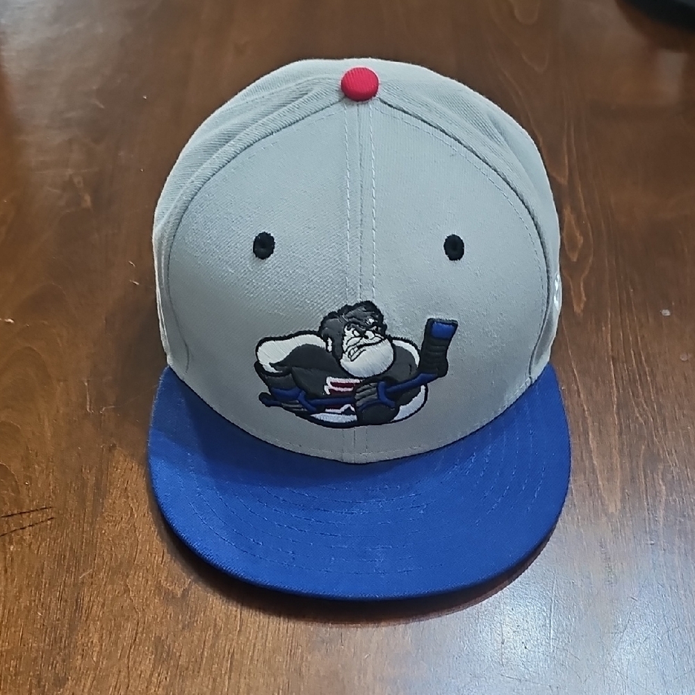 Philadelphia Flyers Limited Edition New Era Gray and Blue Hat with Goon Logo